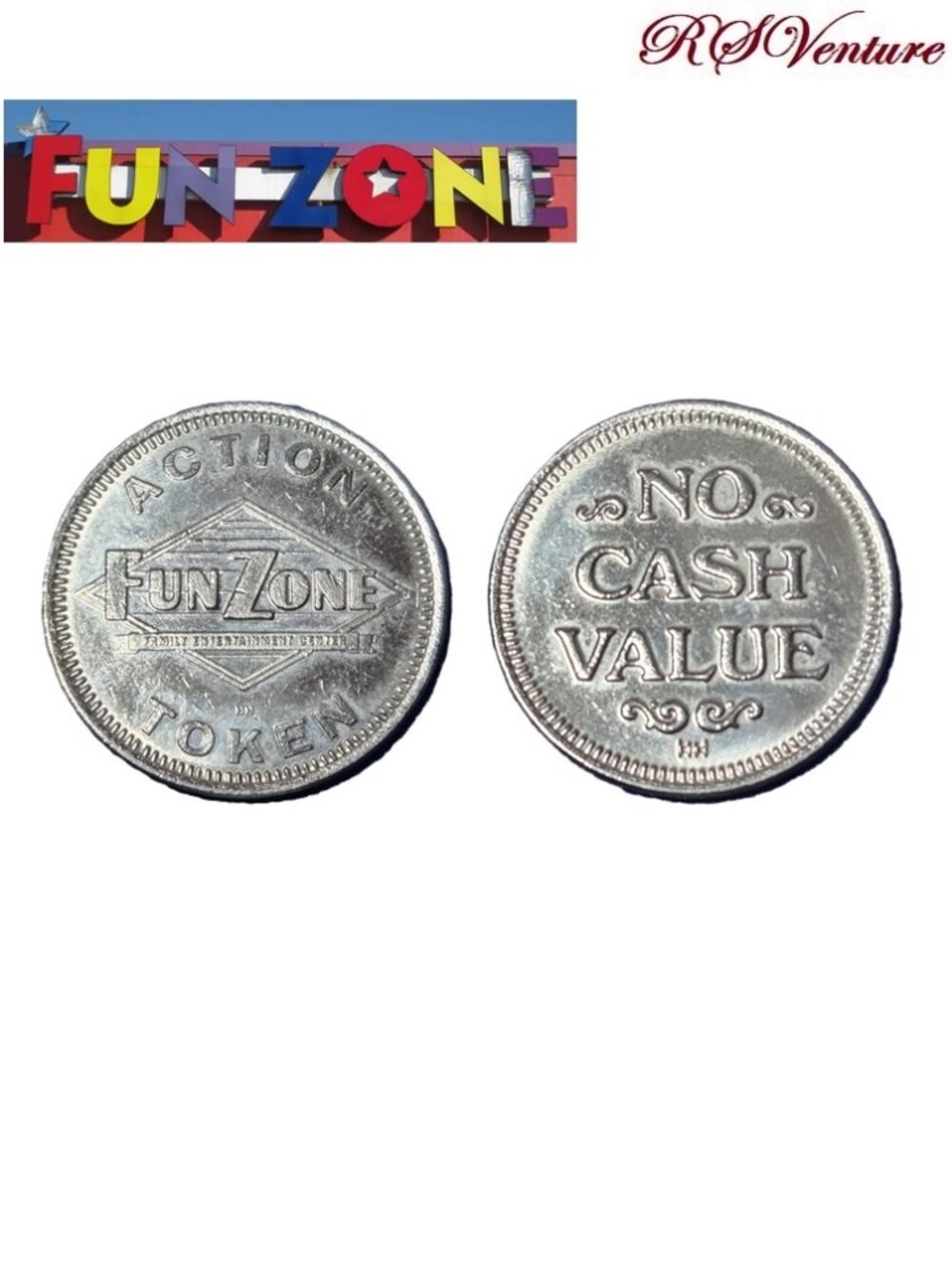 Vintage FunZone Amusements Token